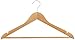AmazonBasics Wood Suit Clothes Hangers, 30 Pack, Natural