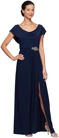 alex evenings women's long sleeveless dress with shawl Alex Evenings Women's Petite Long Sleeveless Dress with Shawl