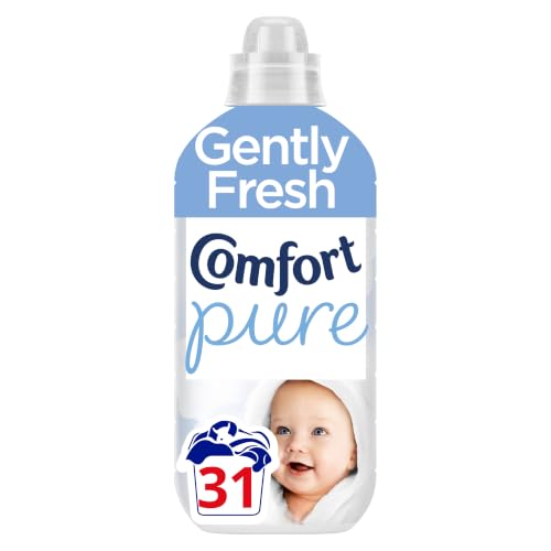 Comfort Pure Fabric Conditioner Dermatologist-Recommended and Hypoallergenic with a Gently Fresh Fragrance 31 Washes (930ml)