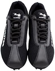Running Track Spikes Shoes (1, Black 34, (Euro) 2 (US) M 1 (US) W 20.4 cm)