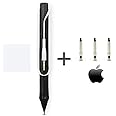 SonarPen - Pressure Sensitive Smart Stylus Pen Bundle with SonarPen Replacement Nib Set Optimized for iOS, Compatible with Apple iPad/iPhone/Android/Switch/Chromebook (White)