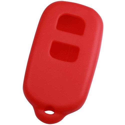 KeyGuardz Red Rubber Keyless Entry Remote Key Fob Skin Cover Protector