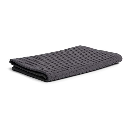 Moeve Piquee shower towel 70 x 140 cm made of 100% cotton, graphite