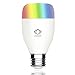 LINGANZH WiFi Smart Bulb, LED RGB Color Changing Smart LED Light Bulb, Dimmable Night Light, No Hub Required - Remotely Control - Timing Function, Work with Alexa and Google Home, E27 6W 1pack