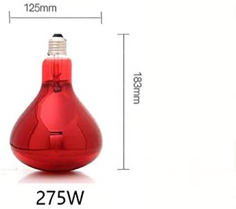 Infrared Physiotherapy Bulb 100W / 150W / 275W Full-Size Explosion-Proof Bulb, Red Light Heating,275W_A