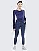 CRZ YOGA Womens 4-Way Stretch 7/8 Ankle Golf Pants Work Sweatpants Dress Yoga Travel Casual Lounge Workout Trousers Pockets True Navy 2 Medium