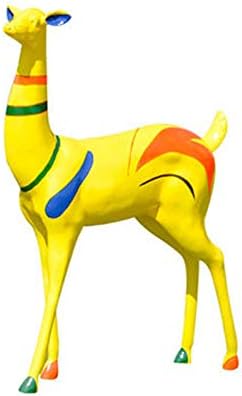 頭の彫刻バストガーデンデコレーションシミュレーション大ニホンジカ結婚式の装飾公園ランドスケープガーデン