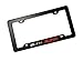 ERPART Black License Plate Frame with 6.0L L76 RED Black Engine Emblem Badge Nameplate Aluminum