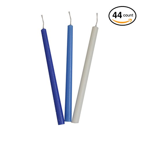 image for Long Chanukah Candles - Standard Size Diameter Fits Most Menorahs - Pr