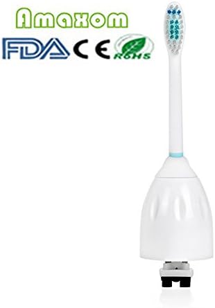 Amaxom Premium Replacement Toothbrush Heads for Philips Sonicare e-Series HX7022/26/30/66(HX7001,HX7002/62,HX7003/82,HX7023/64),Standard Size,1 pack.