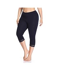 Leggings capri para dama, talla grande