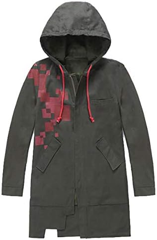 MaeFte Unisex Danganronpa 2 Nagito Komaeda Army Green Coat Jacket Cosplay