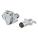 CURT 58671 Vehicle-Side and Trailer-Side 4-Way Round Trailer Wiring Harness Connectors, 4-Pin Trailer Wiring primary