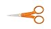 Fiskars 94817797 Micro-Tip Scissors, 5 Inch, Orange primary
