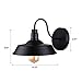 BAYCHEER HL371794 Industrial Retro style Aluminum Barn Warehouse Wall Sconce Wall Lamp Modern Lighting for Restaurant 1 Light, Black