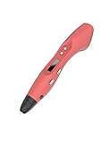Scribbler 3D Pen V3 New Awesome Design Model Printing Drawing 3D Pen with LED Screen Different Colors! (Red)