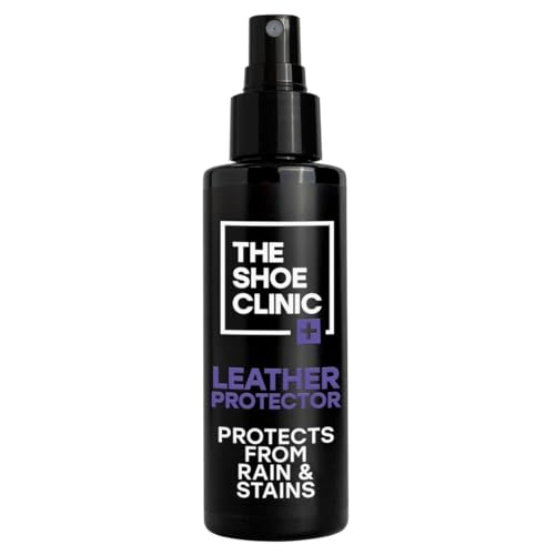 Shoe Clinic Nettoyant Impermeabilisant Chaussure en Cuir | Restaure & Protège | Chaussures, Chaussures de Ville, Baskets, Sneakers, Bottes, Talons, Sandales | 125 ml / 4.2 oz