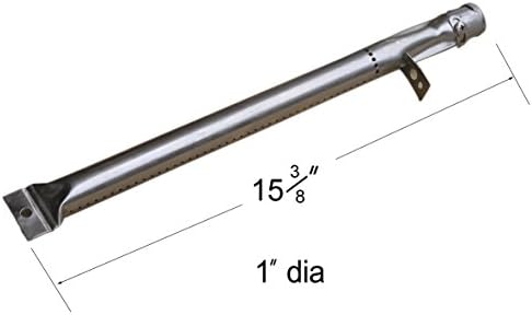16231 (3 Pack) REPLACEMENT STAINLESS STEEL BURNER FOR BBQ PRO, COLEMAN, KENMORE, KMART, MEMBERS MARK, SAMS CLUB &amp; OUTDOOR GOURMET GAS GRILL MODELS