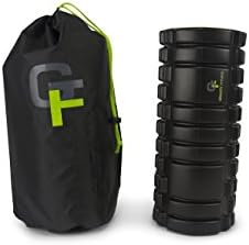 Gravity Fitness Foam Roller, High Density Foam with Durable PVC Core, 3 Different Surface Shapes for Ideal Mobility and Flexibility Training. 13 x 5.5 Inches, Includes Free Storage Bag and Exercise Program