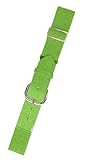 Joe's USA Baseball/Softball Uniform Belts - All Colors and Sizes (Adult, Lime Green)