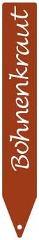 prima terra herb marker Bohnenkraut patina height 7.9 in. width 1.2 in.