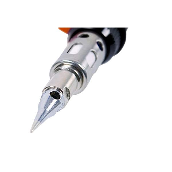 FERM Gas-LÃ¶tkolben - Butangas betrieben - 35 minuten betriebsdauer - Inkl. LÃ¶tspitze SchrÃ¤gform 8mm und LÃ¶tspitze MeiÃel form 3,5mm – Bild 4