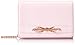 Ted Baker Torey Metal Slim Bow Leather Cross Body Bag, Baby Pink, One Size