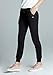 TSLA Women's Sweatpants with Pockets, Casual Comfy & Cozy Loungewear, Athletic Stretch Workout Yoga Pants, Jogger Black, Small