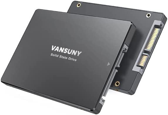 Vansuny X12 512GB SSD, SATA III 6Gb/s 2.5″ SSD Internal Solid State Drives up to 550MB/s, 3D NAND TLC Internal SSD for Laptop,PC Desktops