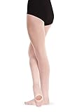 Body Wrappers Convertible Tights, Ballet Pink, Small/Medium