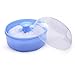 Voberry® Baby Soft Face Body Cosmetic Powder Puff Sponge Box Case Container (blue)