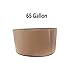 Oppolite 12-Pack 65 Gallon Tan Grow Bags Pots Heavy Duty Fabric Aeration Fabric Pots Grow Bags W/NO Handles (12, 65 Gallon)thumb 1