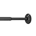 Umbra Coretto 1/2-Inch Tension Drapery Rod for Window, 24 to 36-Inch, Black
