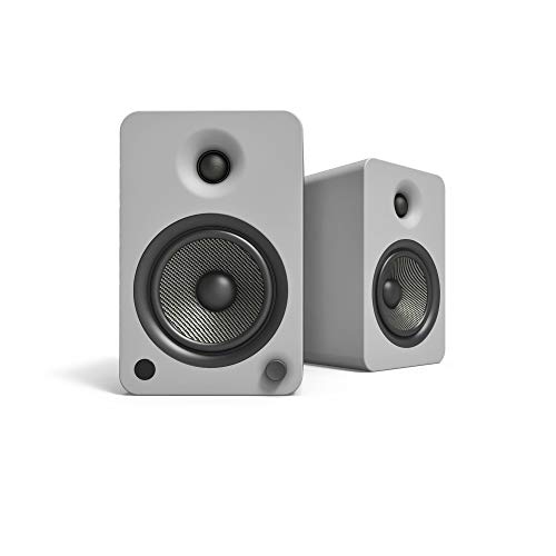 Kanto YU6 Powered Bookshelf Speakers Matte Grey