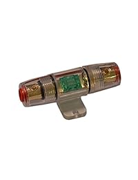 Kit de 4 amperios de calibre, 20  sobredimensionado 4 AWG Cable de alimentación y conexión a tierra, fusible Mini ANL de 100 amperios, cable de altavoz de 10 AWG y más