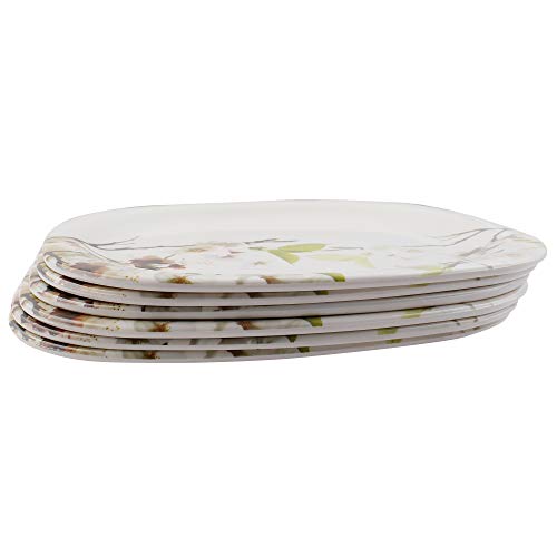 Golden Fish Melamine Dinner Plates Set of 6 for Serving - Full Size, Curved, Vintage Design, Break Resistant for Home, Kitchen, Restaurant, Party (11") 5 Golden Fish Melamine Dinner Plates Set of 6 for Serving - Full Size, Curved, Vintage Design, Break Resistant for Home, Kitchen, Restaurant, Party (11") - Image 5