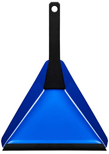 V7 Kehr-Schaufel mit Gummilippe zum Aufsammeln von Schmutz, Zubehör für V7 Hand-Feger, blau