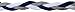It's Ridic! No Slip Grip /Non-Slip Sports / Athletic Nylon Triple Braided Sports Headband (Navy Blue | White |G Grey)