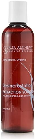 Desincrustation Solution/Scaling Fluid to help open pores, remove blackheads and to make extractions easier. For use by everyone including professionals & Estheticians