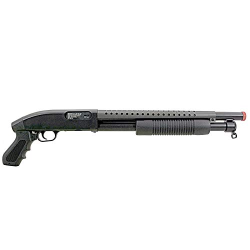 m58b airsoft pump action shotgun rifle 400 fps police(Airsoft Gun