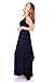 Simply Ravishing Rayon Span Maxi Boho Harem Spaghetti Strap Dress (Size: Small - 5X), 1X, Black