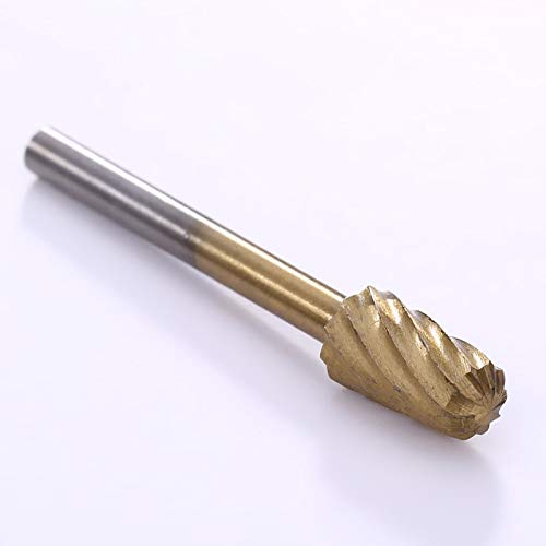 10pcs/Set HSS Titanium Dremel Routing Rotary Milling Cutter Tool Rotary File Cutter Wood Tool Bur Bit Engraving Bits Tool - Thumbnail 4