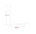 Pack of 3 Aluminum Overhead Headphone Headset Hanger Hook Stand (Black Color)