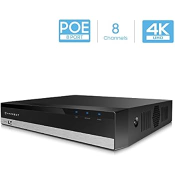 Amazon.com : Amcrest NV2108E-HS 8CH PoE NVR 4K/6MP/5MP/4MP