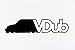stickout_stickers VOLKSWAGEN V DUB GOLF GTI R32 MK4 MK5 WINDOW STICKER VINYL DECAL #032