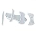 Shopline 9 Pcs Plastic Sandal Fondant Mold, Lady High-Heeled Shoes Fondant Cake Sugar Craft Baking Cutter Mold