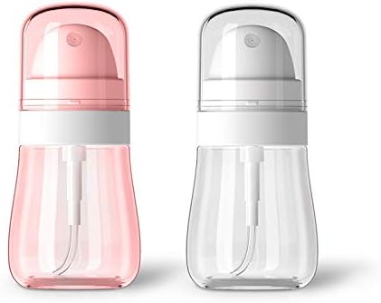 Aurdox Spray Bottles, Water Mister Spray Bottle, Aerosol Fine Mist Curly Spray Bottle Empty for Plants, Pets, Cleaning-2 Pack/50ml