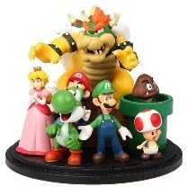 Super Mario Figure Set, Desktop Set, Cake Topper, Makes a Great Gift
