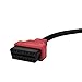 TONWON OBD2 Cable 16pin Male to Female Extension Cable Diagnostic Extender 80cm for All OBD2 Vehicles(Red)