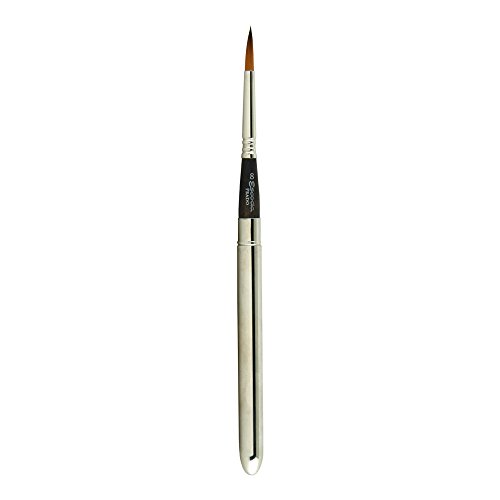 Escoda, Prado Series 1468 Synthetic Sable Paint Brush, Travel Brush, Size 8